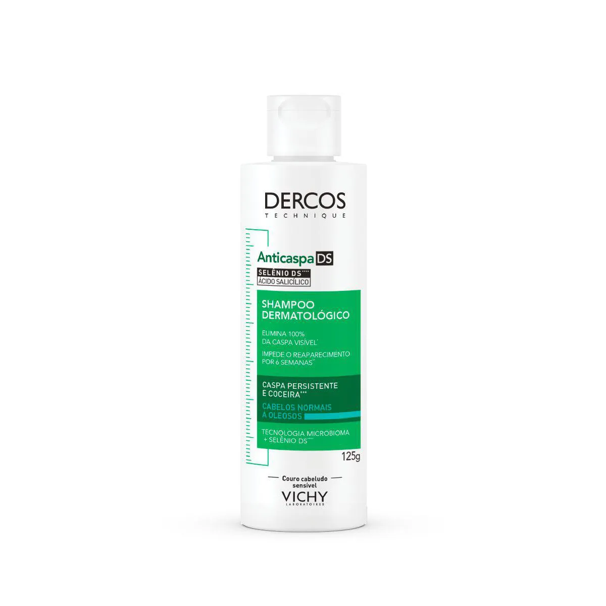 Shampoo Vichy Dercos Anticaspa DS Cabelos Normais e Oleosos 125g