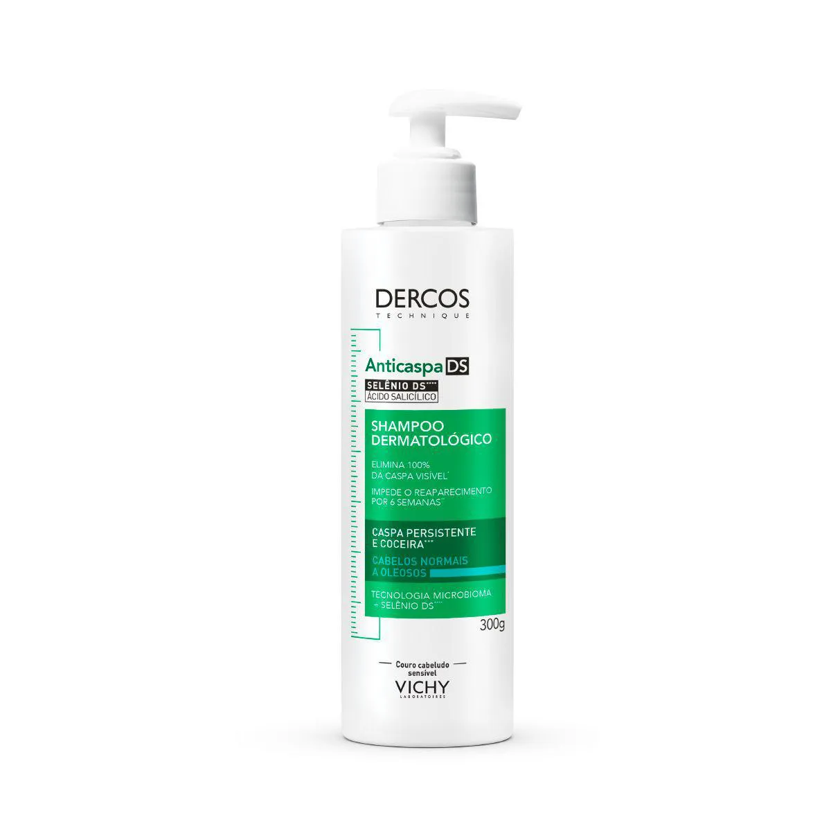 Shampoo Vichy Dercos Anticaspa DS Cabelos Normais e Oleosos 300g