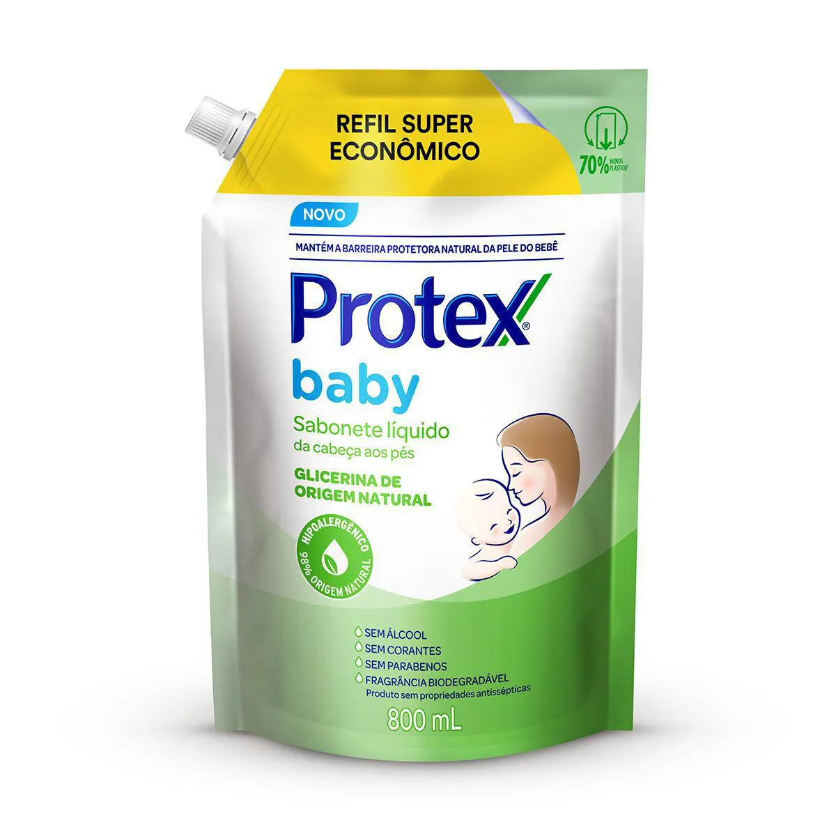 Refil Sabonete Líquido Protex Baby Glicerina 800ml