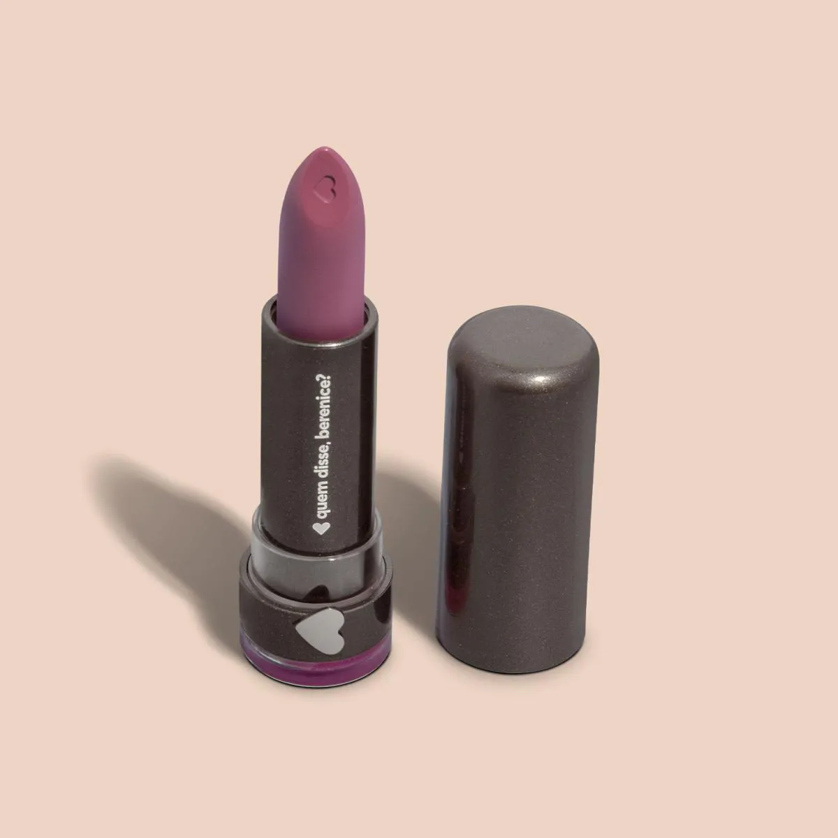 Quem Disse, Berenice? Batom Hidratante Roxo Rosalila 3,8G - Dsc
