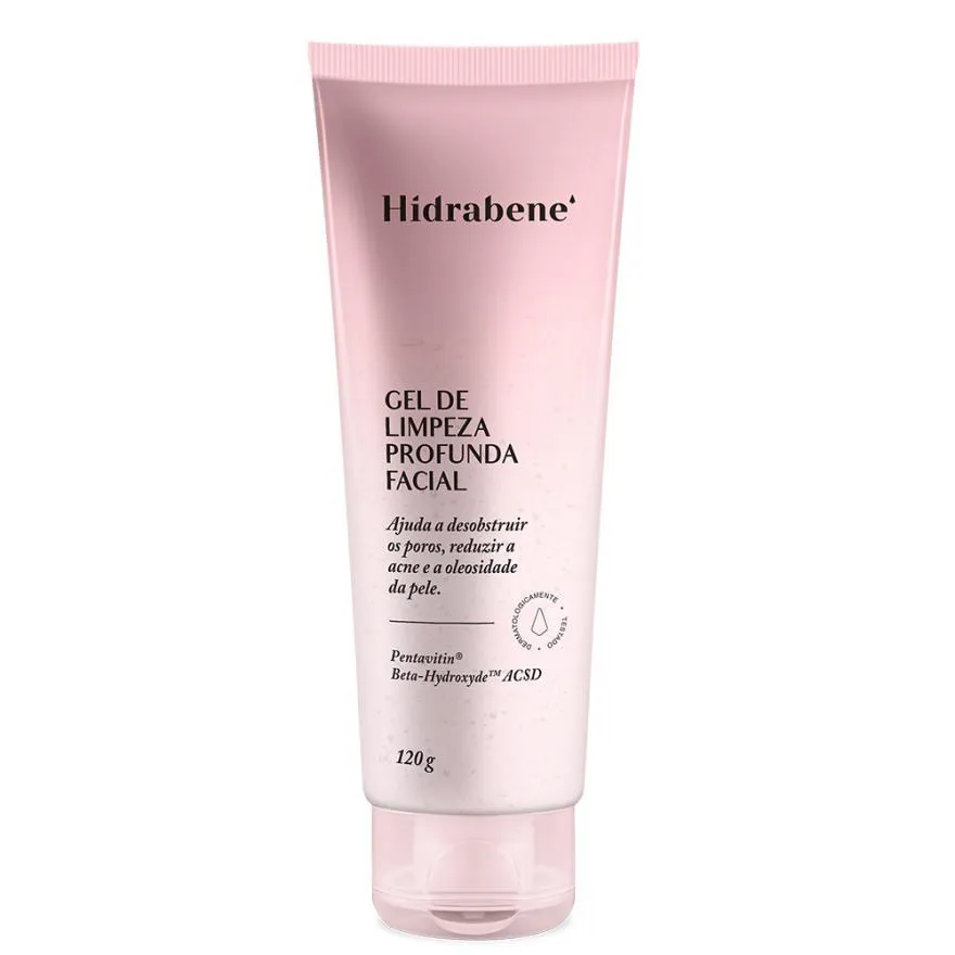 GEL DE LIMPEZA PROFUNDA FACIAL HIDRABENE VEGANO 120G