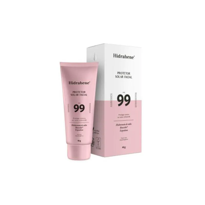 PROTETOR FACIAL HIDRABENE FPS99 VEGANO 40GR