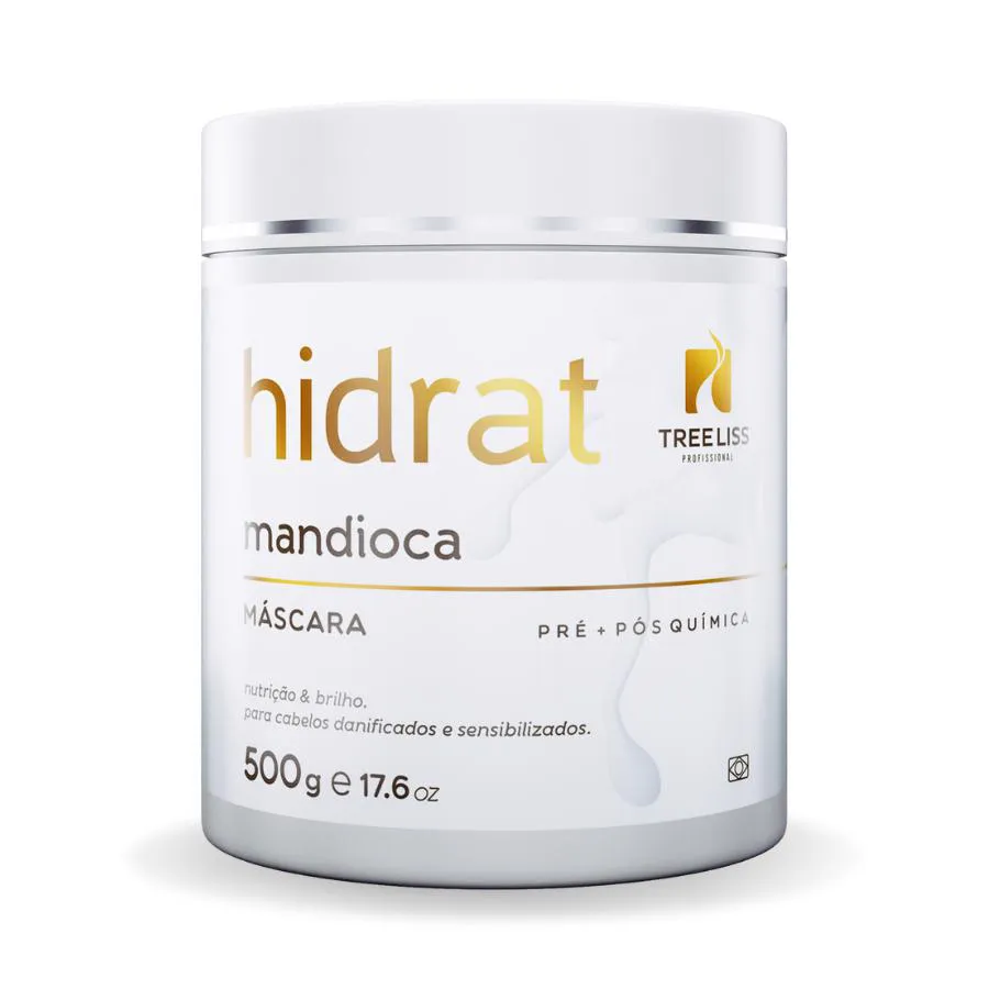 MáSCARA HIDRATAçãO CAPILAR HIDRAT MANDIOCA 500G TREELISS
