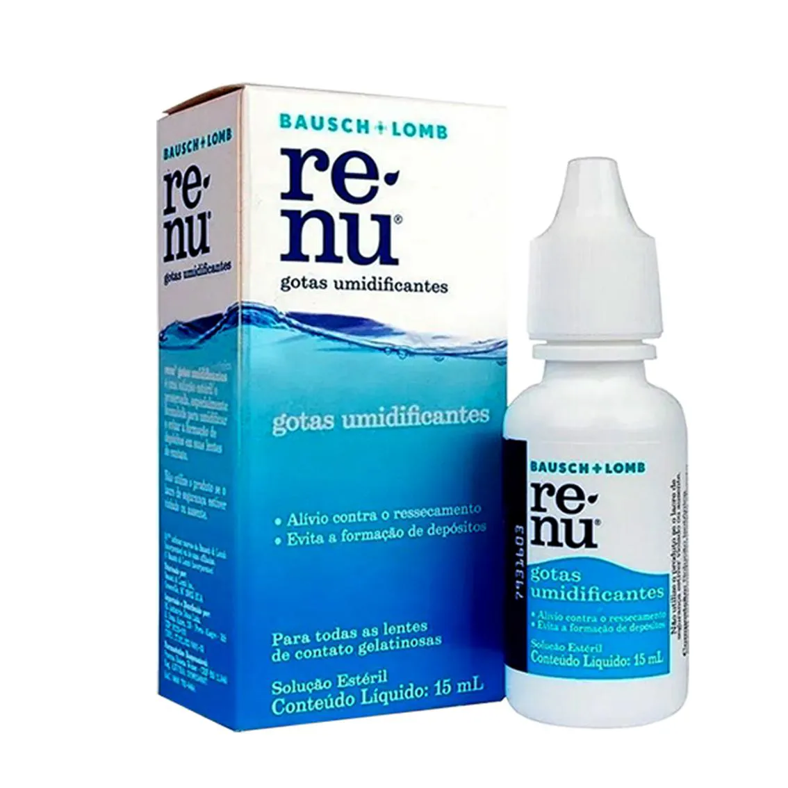 RENU PLUS GOTAS LUBRIFICANTE E UMIDIFICANTE - 15ML