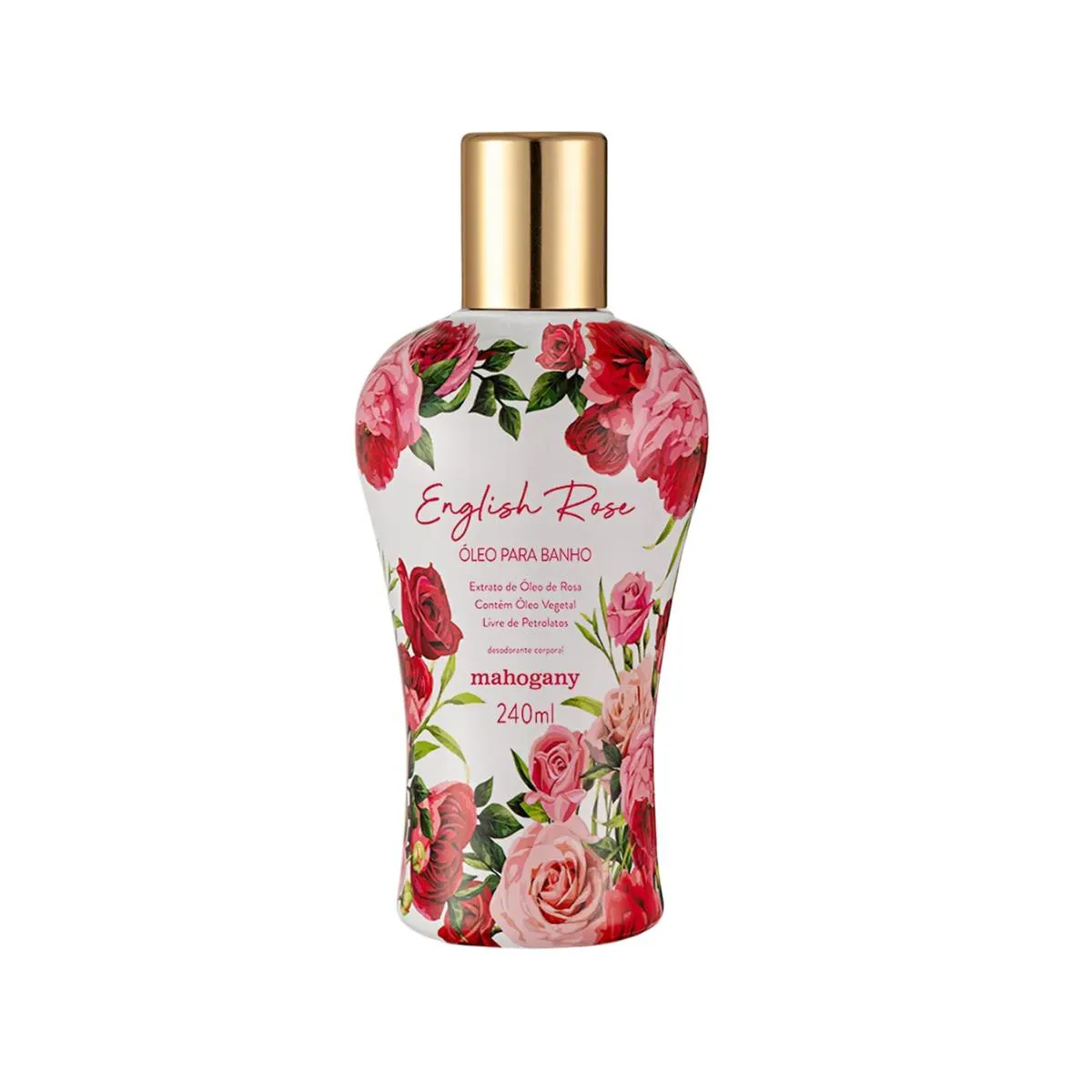 MAHOGANY ENGLISH ROSE - ÓLEO PARA BANHO 240ML