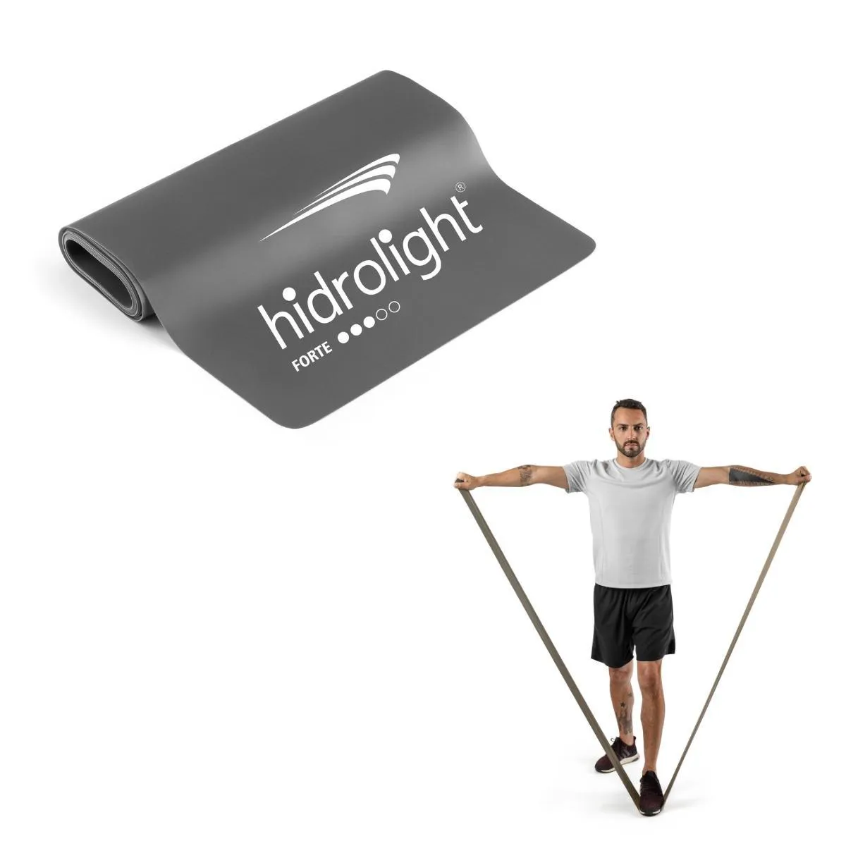 FAIXA ELáSTICA TPE INTENSIDADE FORTE - HIDROLIGHT
