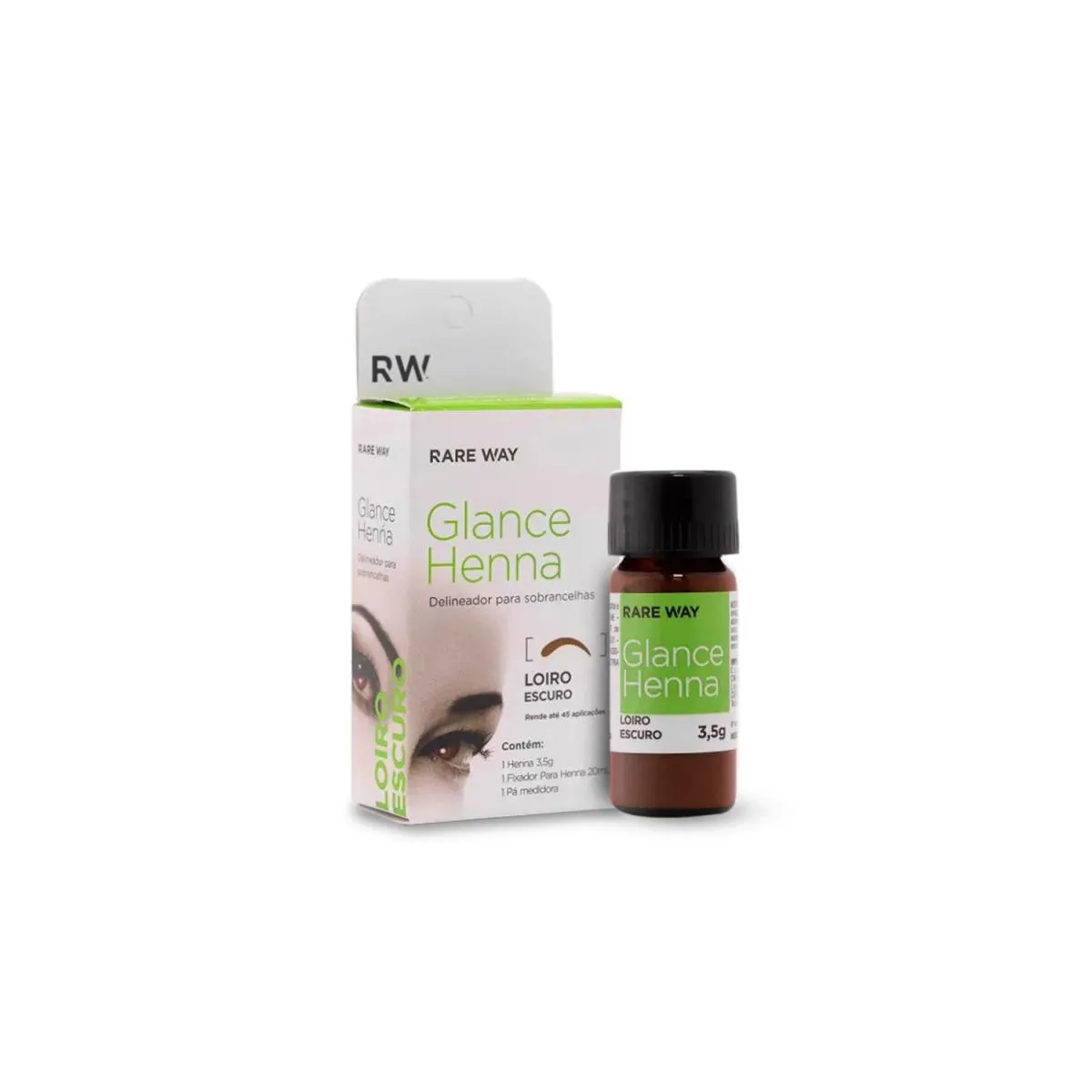 HENNA GLANCE RARE WAY 3,5G - LOIRO ESCURO