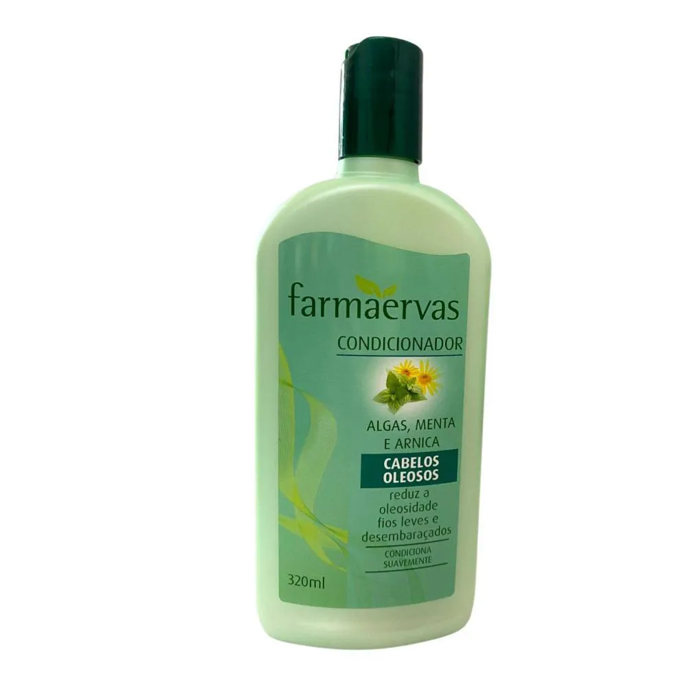 CONDICIONADOR FARMAERVAS ALGAS, MENTA E ARNICA 320ML