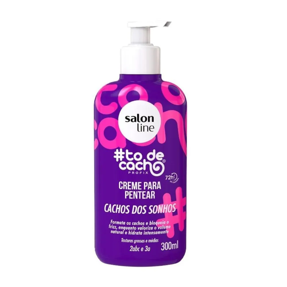 CREME PARA PENTEAR SALON LINE #TODECACHO CACHOS DOS SONHOS 300ML