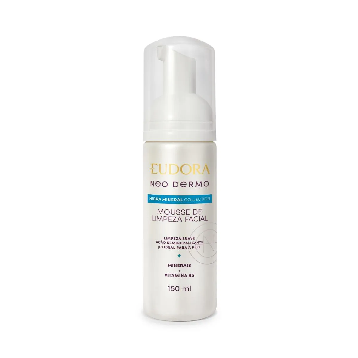 Eudora Neo Dermo Mousse De Limpeza Facial 150Ml