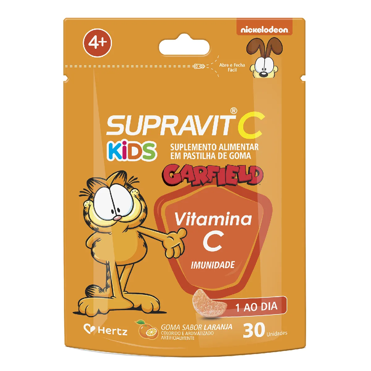 Vitamina C Supravit C Kids Laranja Infantil 30 gomas