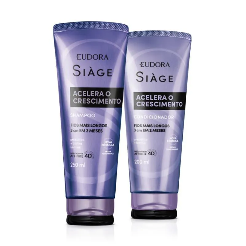 KIT SIAGE ACELERA O CRESCIMENTO SHAMPOO+CONDICIONADOR