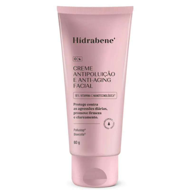 CREME ANTIPOLUIçãO ANTI-AGING FACIAL 60G - HIDRABENE