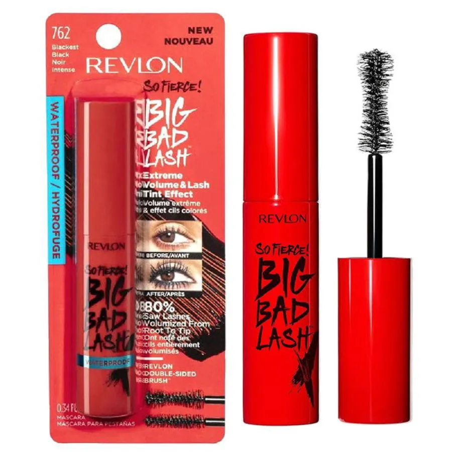 MáSCARA DE CíLIOS BIG BAD LASH BLACKEST BLACK Nº 760 10ML - REVLON