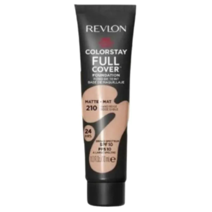 BASE LíQUIDA COLORSTAY FULL COVER MATTE NATURAL OCHRE 175 30ML - REVLON