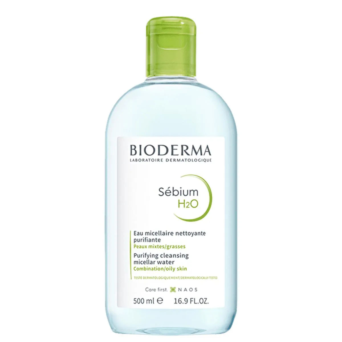 BIODERMA SéBIUM H2O ANTIOLEOSIDADE ÁGUA MICELAR 500ML (3401575645851)