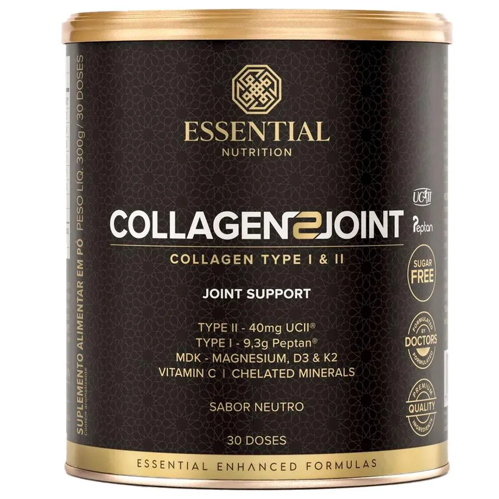 COLLAGEN 2 JOINT - COLáGENO TIPO 2 - (300G) - NEUTRO - ESSENTIAL NUTRITION