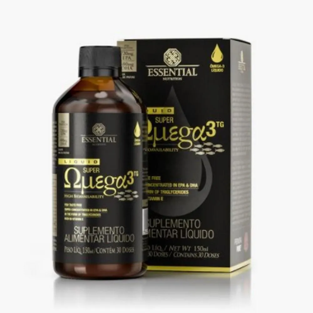 LIQUID SUPER ÔMEGA 3 TG 150ML - MIX DE FRUTAS | 30 DOSES ESSENTIAL NUTRITION