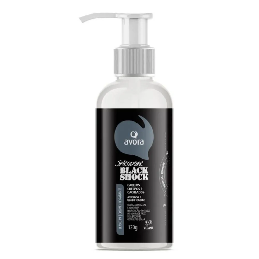 LEAVE-IN AVORA SPLENDORE BLACK SHOCK 120G