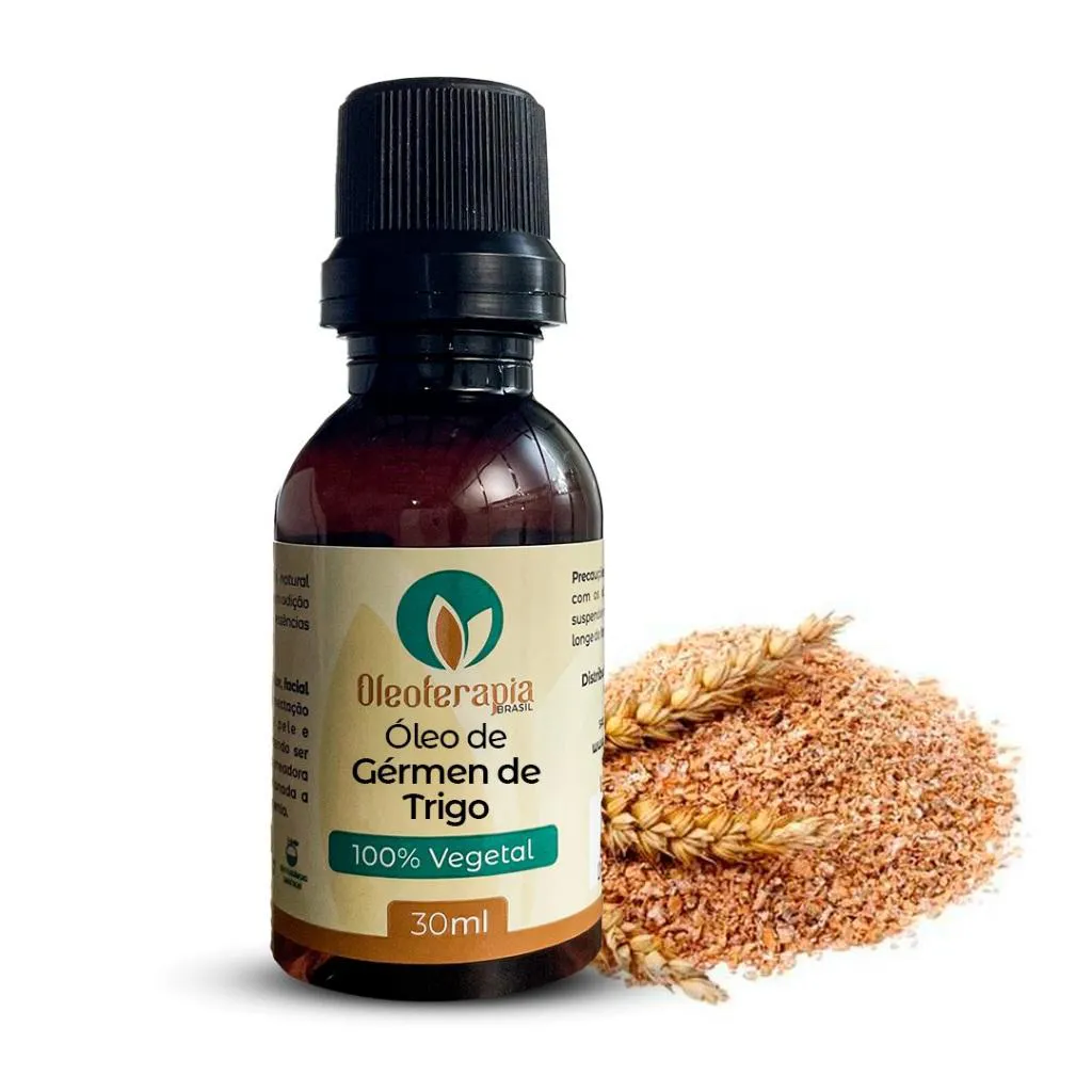 ÓLEO DE GéRMEN DE TRIGO PURO - 100% NATURAL USO CAPILAR E CORPORAL 30ml