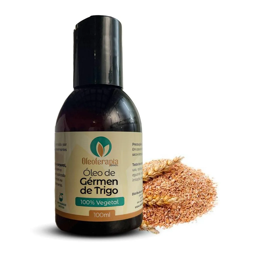 ÓLEO DE GéRMEN DE TRIGO PURO - 100% NATURAL USO CAPILAR E CORPORAL 100ml
