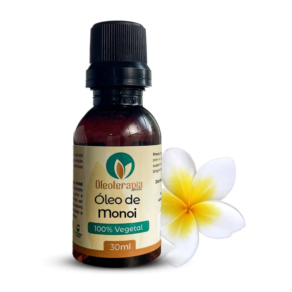 ÓLEO DE MONOI PURO - 100% NATURAL USO CAPILAR E CORPORAL 30ml