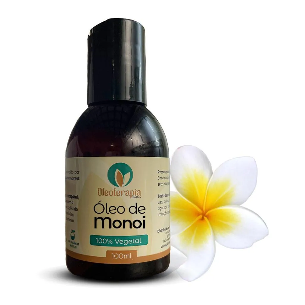 ÓLEO DE MONOI PURO - 100% NATURAL USO CAPILAR E CORPORAL 100ml