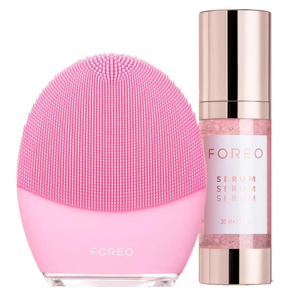 GIFT SET FOREO: PICTURE PERFECT LUNA 3 + SERUM SERUM SERUM Pink