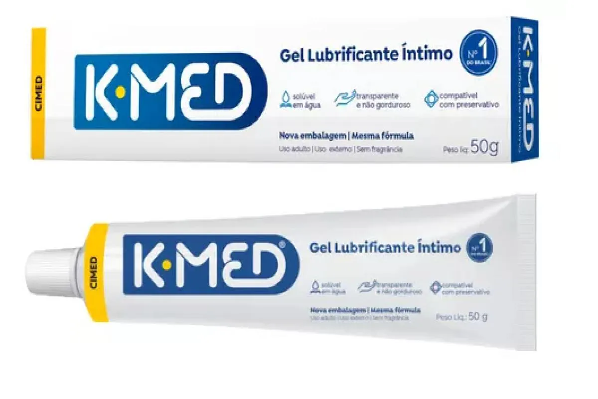 GEL LUBRIFICANTE ÍNTIMO K-MED COM 50G CIMED