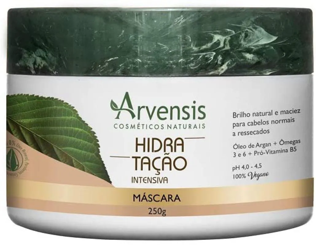 MáSCARA HIDRATAçãO INTENSIVA ÓLEO DE ARGAN 250G - ARVENSIS