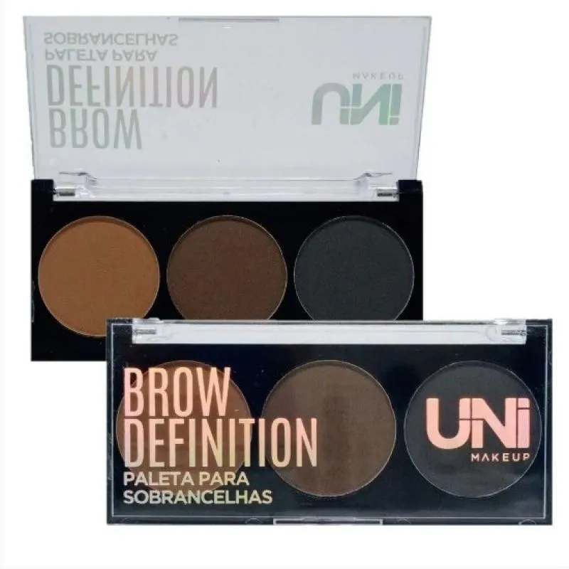 BROWN DEFINITION PALETA PARA SOBRANCELHAS | UNIMAKEUP