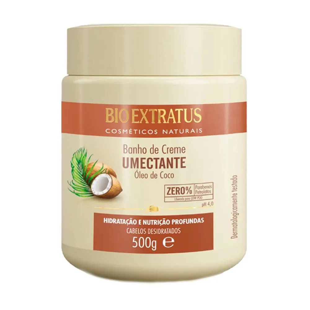 MáSCARA UMECTANTE BIO EXTRATUS ÓLEO DE COCO- 500G