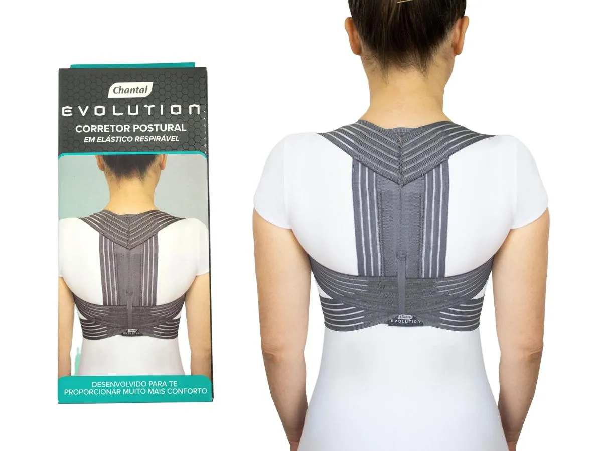 EDUCADOR POSTURAL EM ELáSTICO RESPIRáVEL EVOLUTION - CHANTAL P