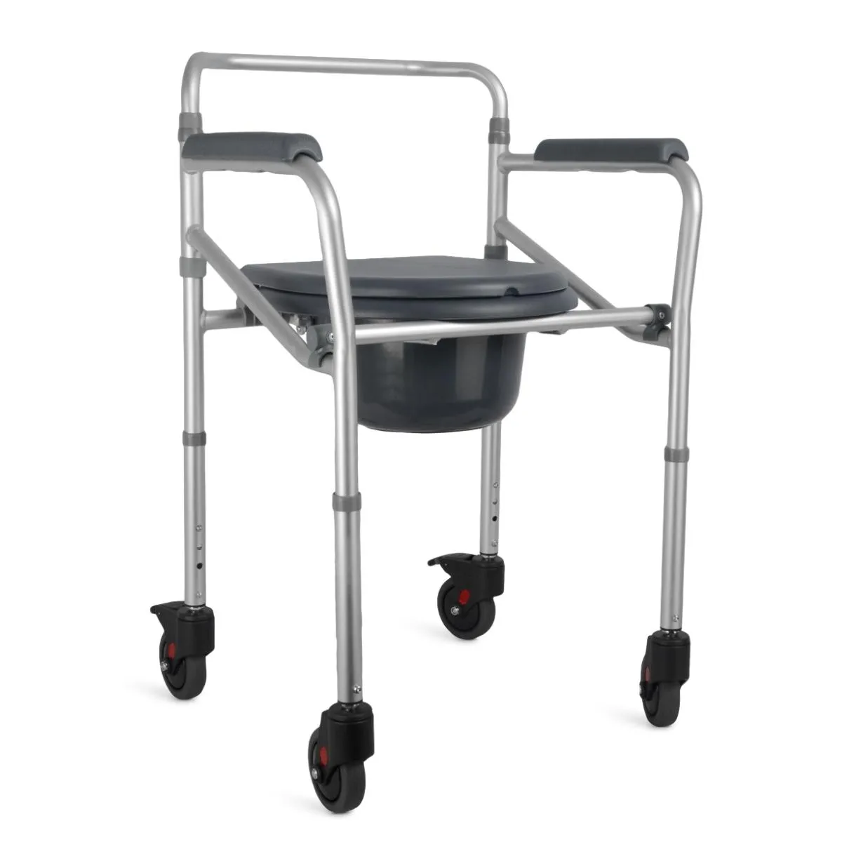 CADEIRA DE BANHO DESMONTáVEL DOBRáVEL ALUMíNIO SUPORTA 100 KG - HIDROLIGHT