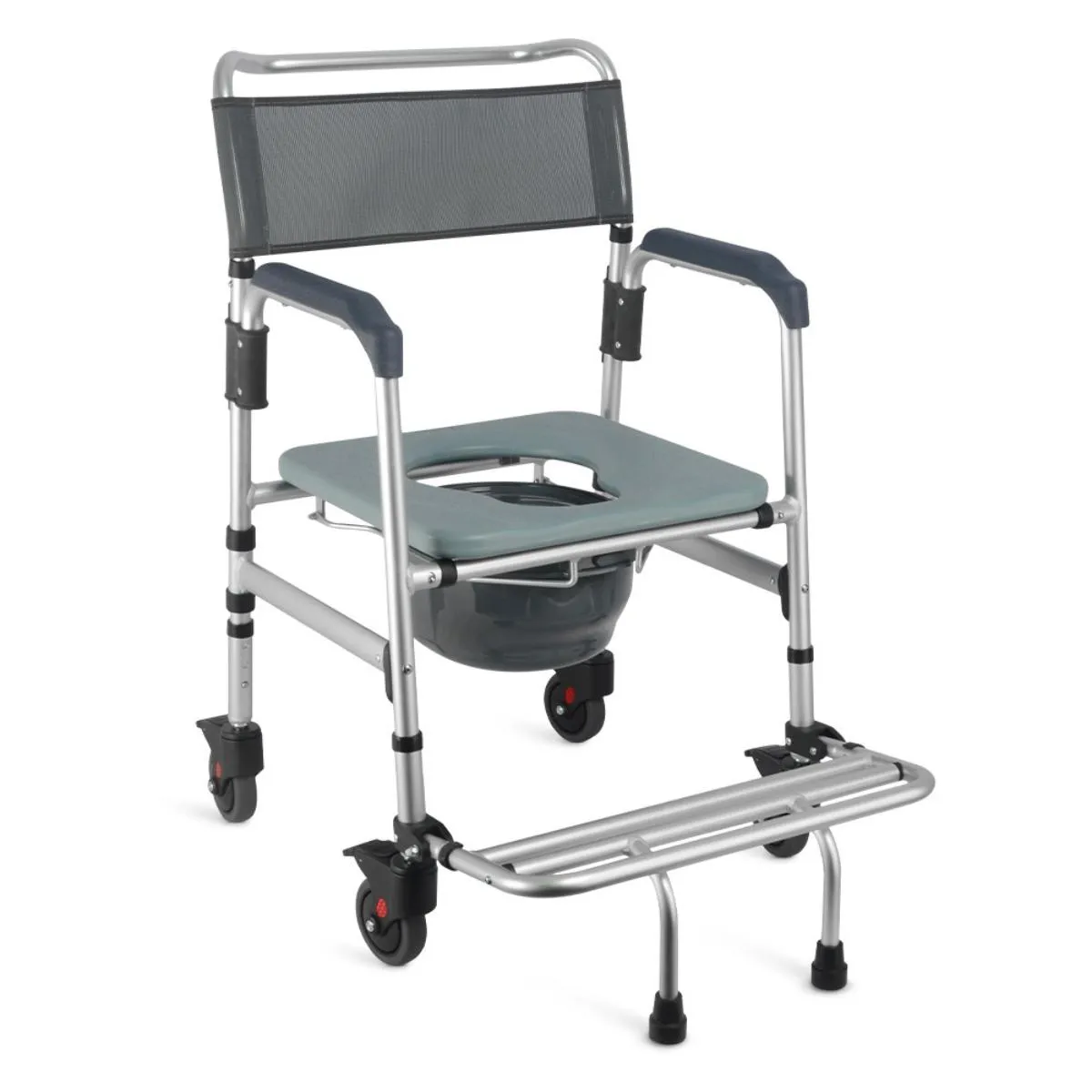 CADEIRA DE BANHO DESMONTáVEL DOBRáVEL ALUMíNIO SUPORTA 135 KG - HIDROLIGHT