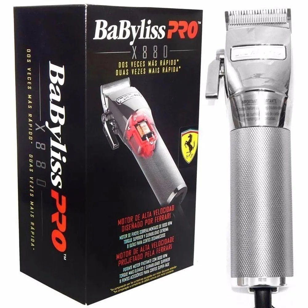MáQUINA DE CORTAR CABELOS COM FIO BABYLISS PRO X880 - BIVOLT BIVOLT