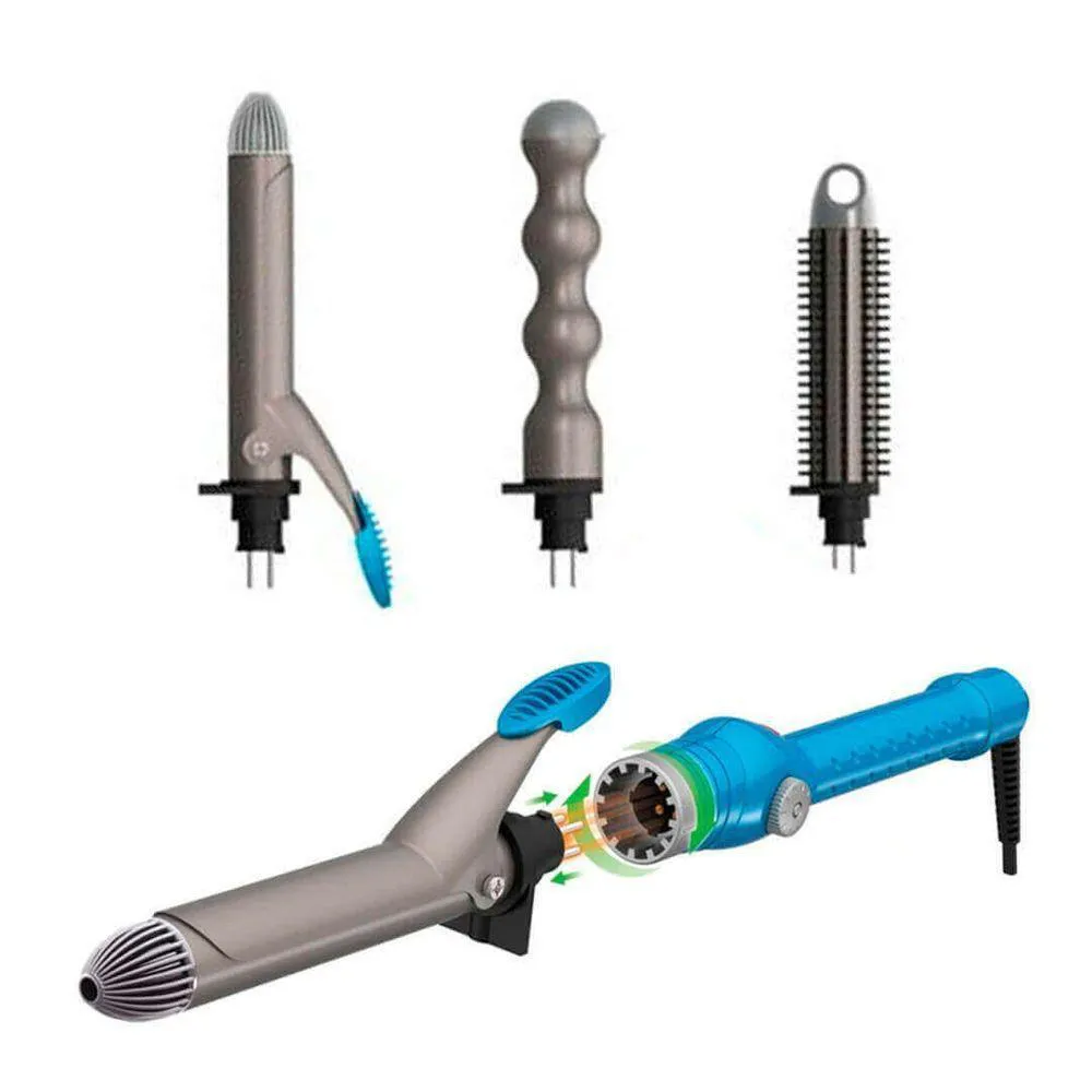 MODELADOR DE CACHOS BUBBLES BABYLISS PRO 3 EM 1 LOCK STYLE 25MM 110V