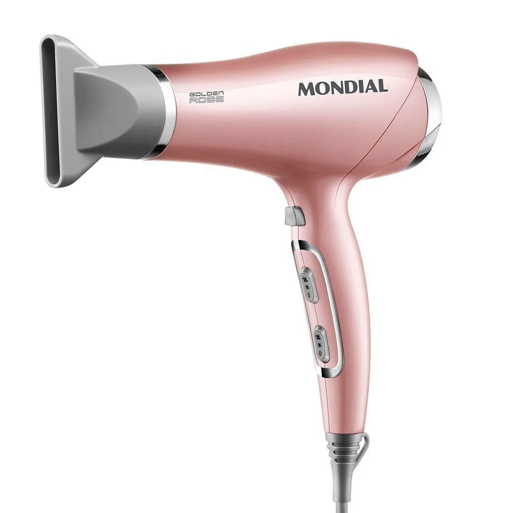 SECADOR DE CABELOS MONDIAL GOLDEN ROSE SC-32 220V