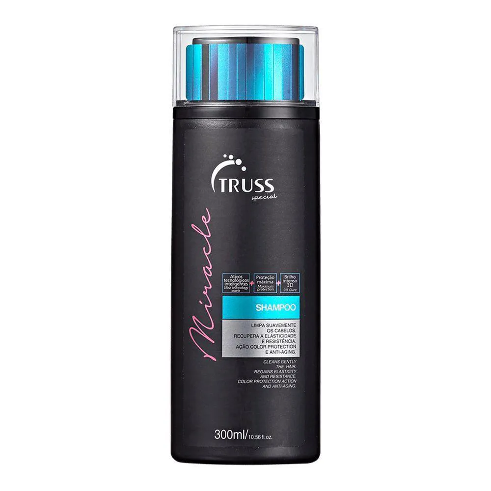 Shampoo Vegano Truss Miracle Brilho 300ml