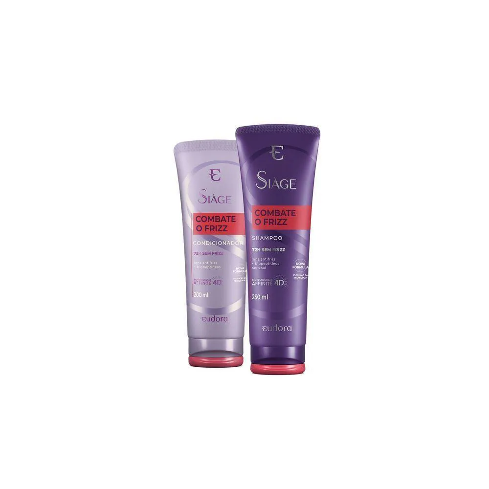 COMBO SIàGE COMBATE O FRIZZ: SHAMPOO 250ML + CONDICIONADOR 200ML
