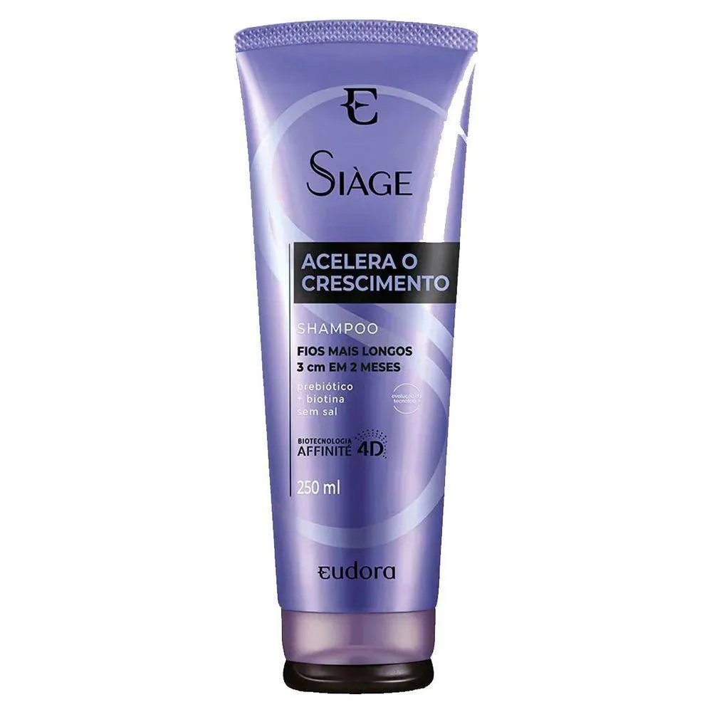 Shampoo Eudora Siàge Acelera o Crescimento 250ml