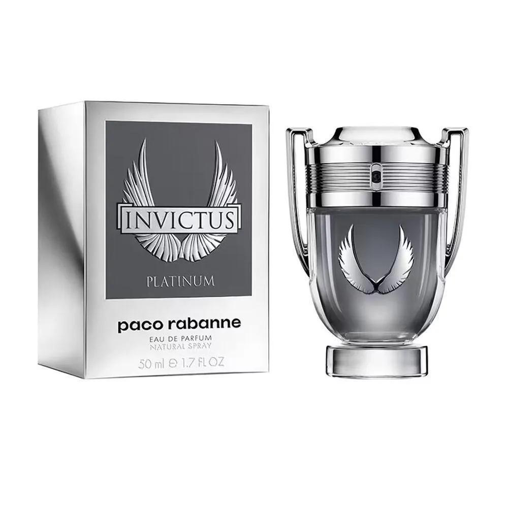 Invictus Platinum Paco Rabanne Eau de Parfum 50ml - Perfume Masculino