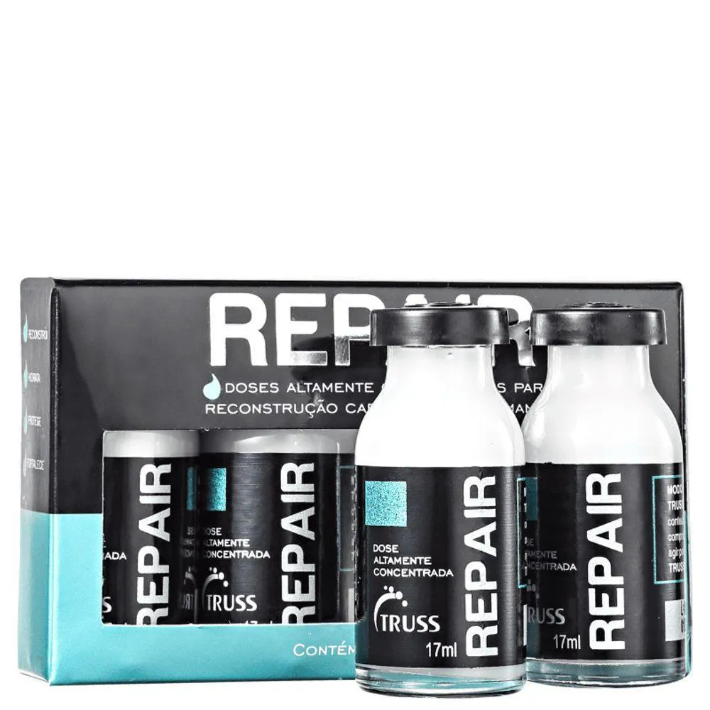 KIT TRUSS SHOCK REPAIR - AMPOLA DE RECONSTRUçãO 4X17ML