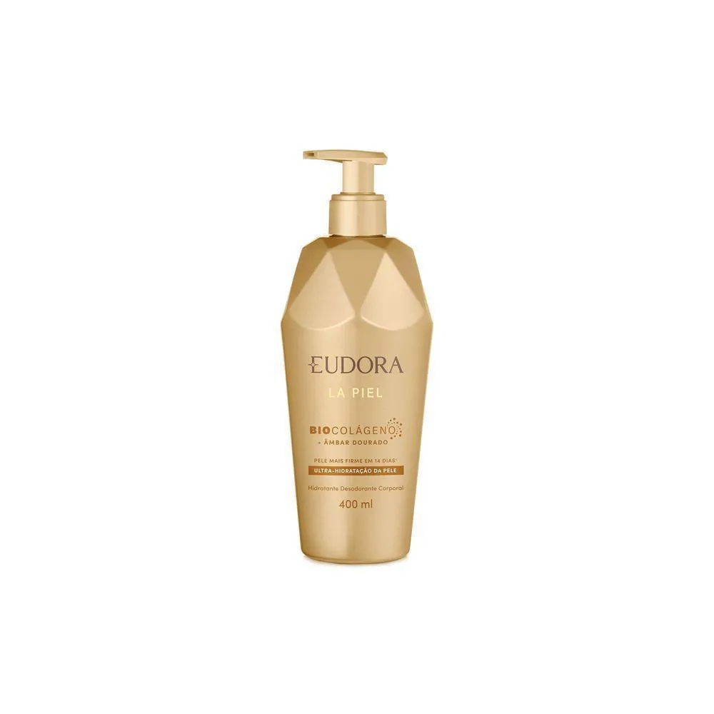 HIDRATANTE DESODORANTE CORPORAL LA PIEL ULTRA-HIDRATAçãO DA PELE âMBAR DOURADO 400ML