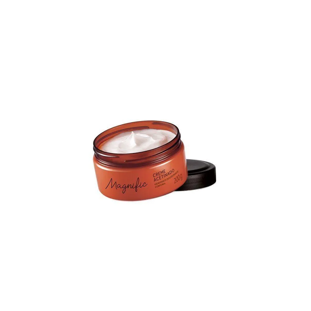 CREME ACETINADO HIDRATANTE DESODORANTE CORPORAL EUDORA MAGNIFIC 200G