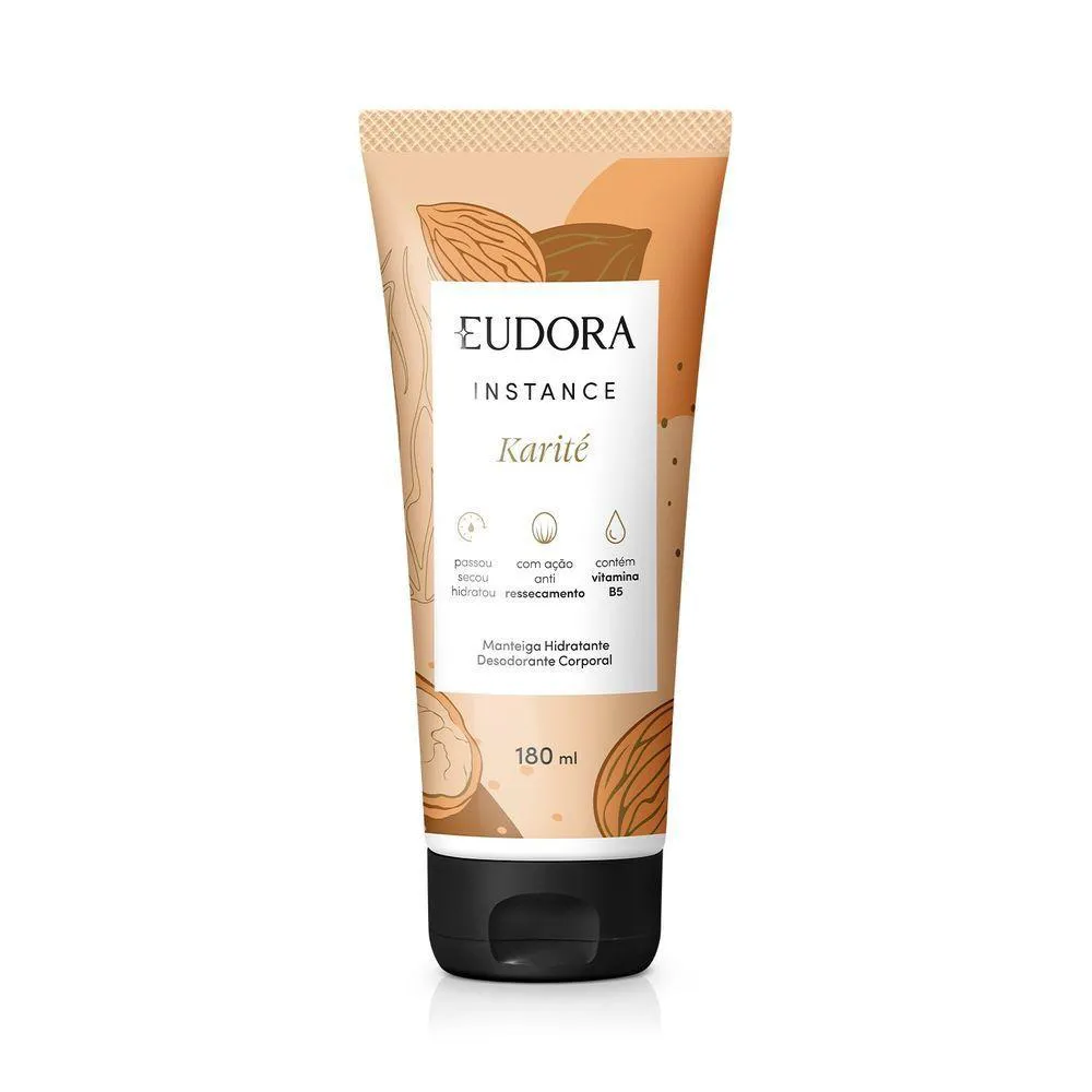 EUDORA INSTANCE MANTEIGA HIDRATANTE CORPORAL KARITé 180ML