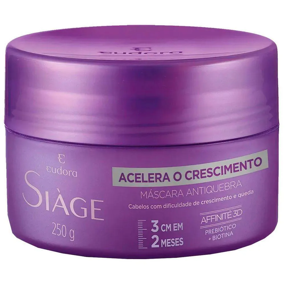 MáSCARA CAPILAR SIàGE ACELERA O CRESCIMENTO EUDORA 250G
