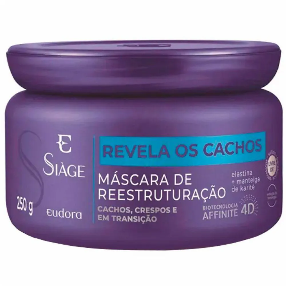 MáSCARA CAPILAR SIàGE REVELA OS CACHOS EUDORA 250G