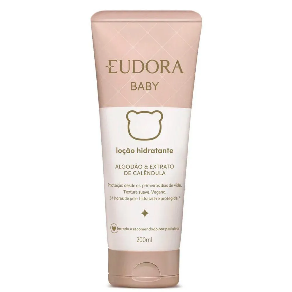 Loção Hidratante Eudora Baby Algodão & Extrato de Calêndula 200ml
