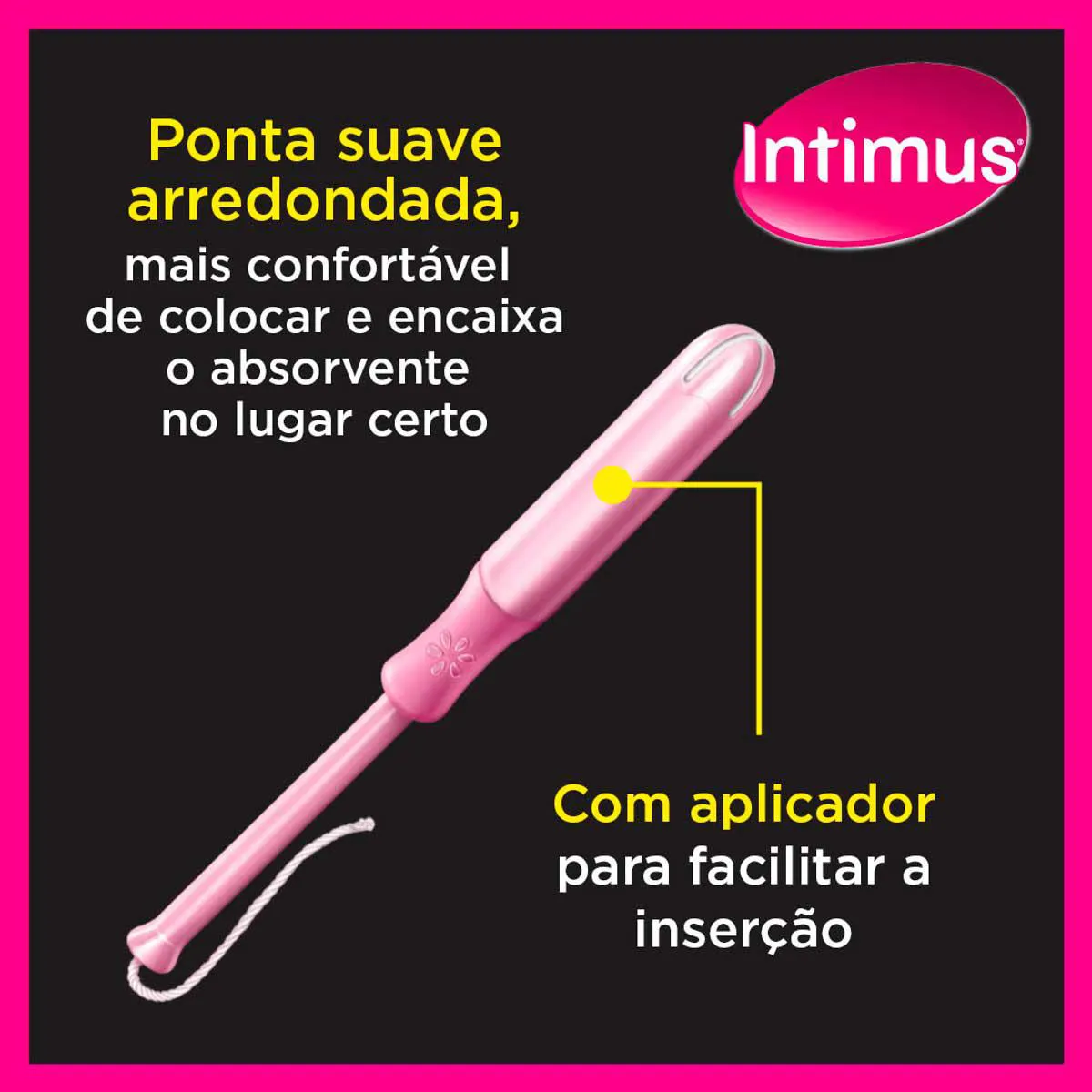 Absorvente Interno Intimus Sport Médio com Aplicador com 8 unidades |  Drogasil